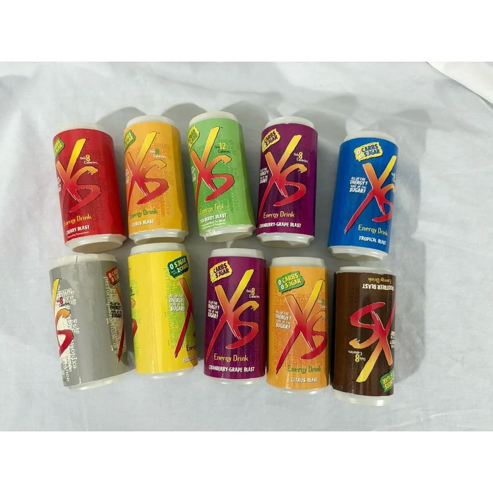 XS Energy Drink Can Bar Party String Lights Festive Décor Replacement Covers